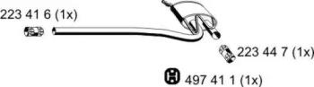 Ernst 243087 Muffler assy front