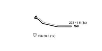 Ernst 243438 Exhaust pipe