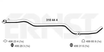 Ernst 310444 Exhaust pipe Ernst 310444 Exhaust pipe