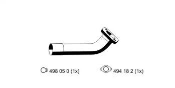 Ernst 314527 Exhaust pipe