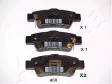 Ashika 51-04-400 Brake pads