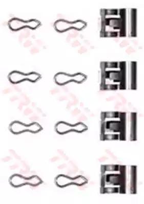 TRW PFK213 Spring set disc brake TRW PFK213 Spring set disc brake