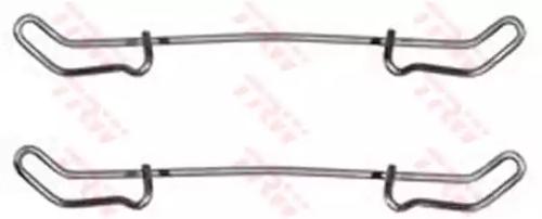 TRW PFK214 Монтажний комплект гальмівних колодок