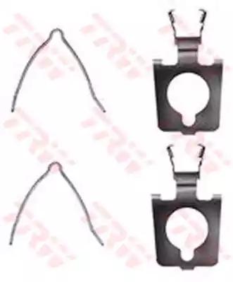 TRW PFK327 Монтажний комплект гальмівних колодок TRW PFK327 Монтажний комплект гальмівних колодок