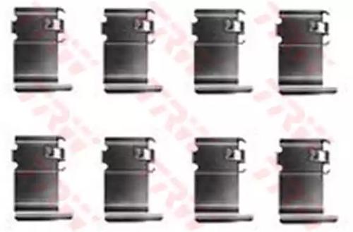 TRW PFK337 Монтажний комплект гальмівних колодок TRW PFK337 Монтажний комплект гальмівних колодок