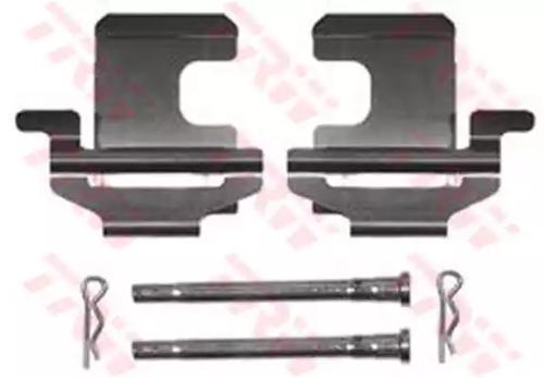 TRW PFK389 Монтажний комплект гальмівних колодок