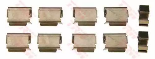 TRW PFK443 Комплект монтажный дисковых тормозных колодок TRW PFK443 Комплект монтажный дисковых тормозных колодок