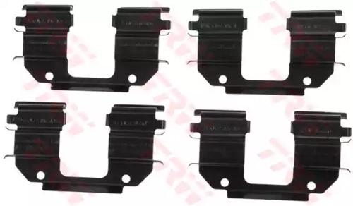 TRW PFK455 Монтажний комплект гальмівних колодок TRW PFK455 Монтажний комплект гальмівних колодок