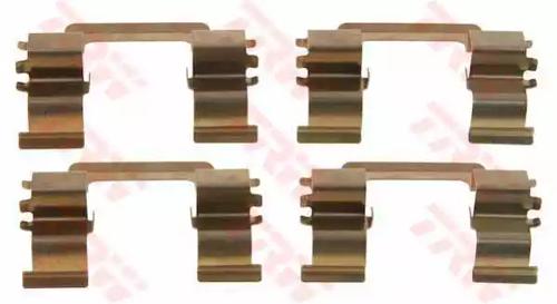 TRW PFK456 Монтажний комплект гальмівних колодок