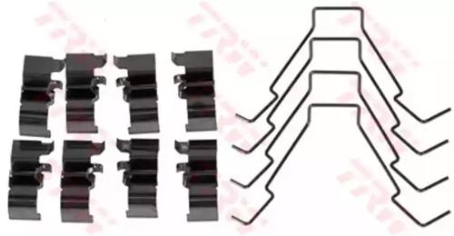 TRW PFK496 Монтажний комплект гальмівних колодок TRW PFK496 Монтажний комплект гальмівних колодок
