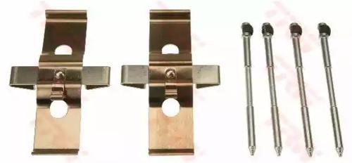 TRW PFK633 Комплект монтажный дисковых тормозных колодок TRW PFK633 Комплект монтажный дисковых тормозных колодок