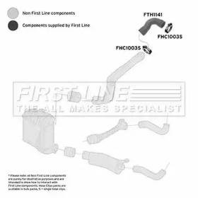 First Line/KeyParts FTH1141 Патрубок інтеркулера