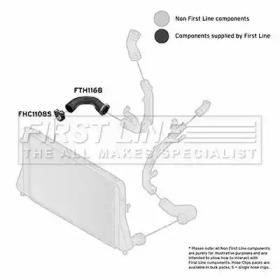 First Line/KeyParts FTH1168 Патрубок інтеркулера First Line/KeyParts FTH1168 Патрубок інтеркулера