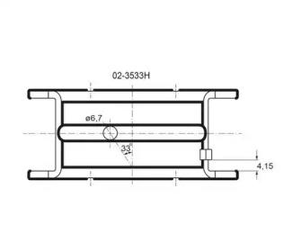 Glyco 02-3533H Комплект подшипника Glyco 02-3533H Комплект подшипника