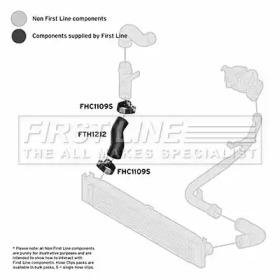 First Line/KeyParts FTH1212 Патрубок інтеркулера First Line/KeyParts FTH1212 Патрубок інтеркулера