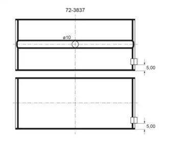 Glyco 72-3837 Комплект подшипника
