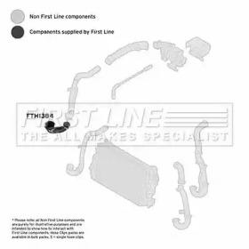 First Line/KeyParts FTH1384 Патрубок интеркулера First Line/KeyParts FTH1384 Патрубок интеркулера