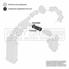 First Line/KeyParts FTH1508 Патрубок інтеркулера First Line/KeyParts FTH1508 Патрубок інтеркулера