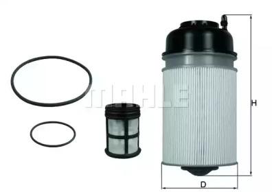 Mahle Original KX406KIT Fuel filter