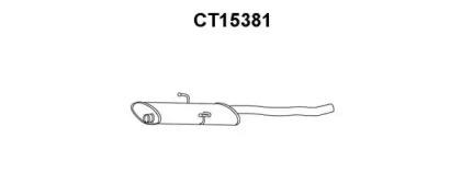 Veneporte CT15381 Muffler assy front Veneporte CT15381 Muffler assy front