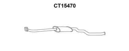 Veneporte CT15470 Середній глушник вихлопних газів Veneporte CT15470 Середній глушник вихлопних газів