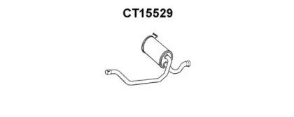 Veneporte CT15529 Muffler assy front