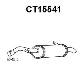Veneporte CT15541 Глушник вихлопних газів кінцевий Veneporte CT15541 Глушник вихлопних газів кінцевий