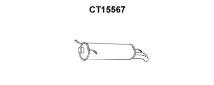 Veneporte CT15567 Глушитель выхлопных газов конечный Veneporte CT15567 Глушитель выхлопных газов конечный