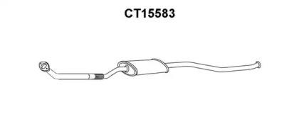 Veneporte CT15583 Muffler assy front Veneporte CT15583 Muffler assy front