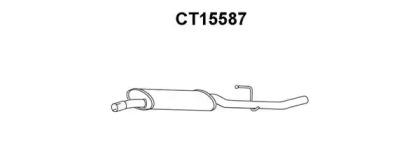 Veneporte CT15587 Muffler assy front Veneporte CT15587 Muffler assy front