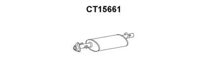 Veneporte CT15661 Muffler assy front Veneporte CT15661 Muffler assy front