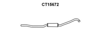 Veneporte CT15672 Muffler assy front