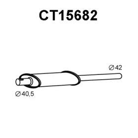 Veneporte CT15682 Середній глушник вихлопних газів Veneporte CT15682 Середній глушник вихлопних газів