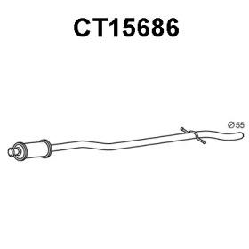 Veneporte CT15686 Muffler assy front