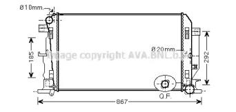 Ava VWA2282 Радіатор Ava VWA2282 Радіатор