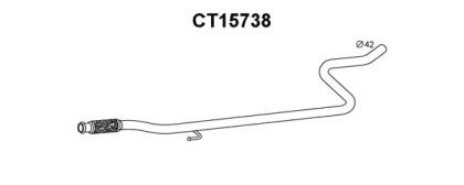 Veneporte CT15738 Exhaust pipe Veneporte CT15738 Exhaust pipe