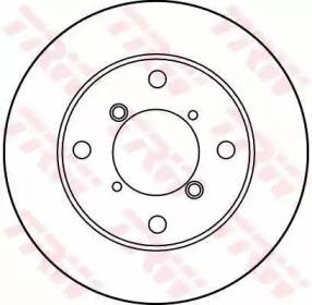 TRW DF2710 Brake disc TRW DF2710 Brake disc