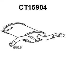 Veneporte CT15904 Глушник вихлопних газів кінцевий