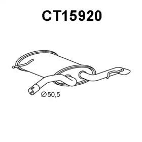 Veneporte CT15920 Глушник вихлопних газів кінцевий