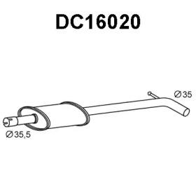 Veneporte DC16020 Muffler assy front Veneporte DC16020 Muffler assy front
