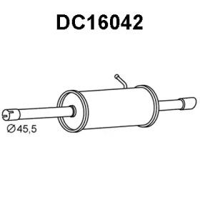 Veneporte DC16042 Глушник вихлопних газів кінцевий Veneporte DC16042 Глушник вихлопних газів кінцевий