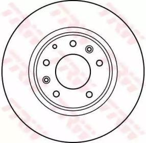 TRW DF4011 Brake disc