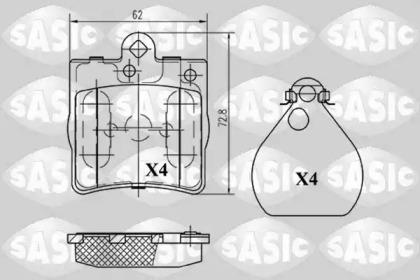 Sasic 6216048 Brake pads Sasic 6216048 Brake pads