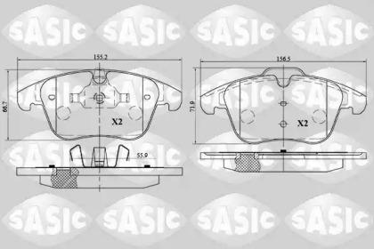 Sasic 6216055 Brake pads Sasic 6216055 Brake pads