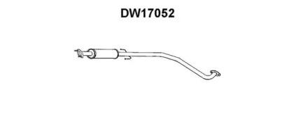 Veneporte DW17052 Muffler assy front