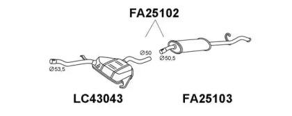 Veneporte FA25102 Schalldaempfer Veneporte FA25102 Schalldaempfer