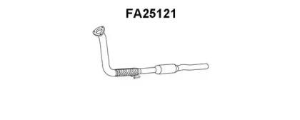 Veneporte FA25121 Випускна труба відпрацьованих газів