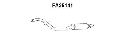 Veneporte FA25141 Muffler assy front Veneporte FA25141 Muffler assy front