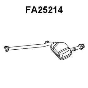 Veneporte FA25214 Muffler assy front Veneporte FA25214 Muffler assy front