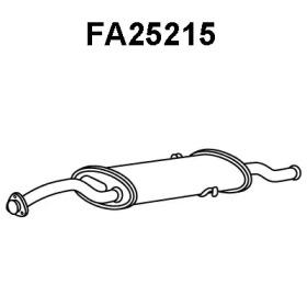 Veneporte FA25215 Глушник вихлопних газів кінцевий Veneporte FA25215 Глушник вихлопних газів кінцевий